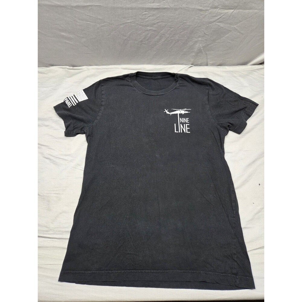 Nine Line Apparel American Flag Short Sleeve Tshirt  Mens XL Black Veteran